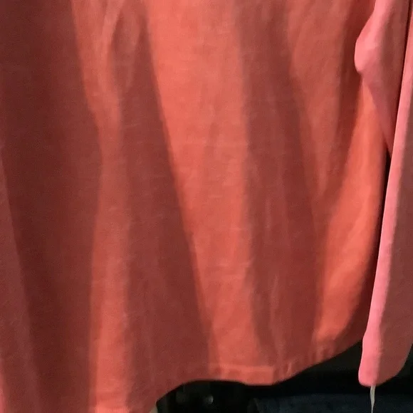 Greg Norman Collection coral 1/4 zip dri fit golf pullover - Picture 8 of 9